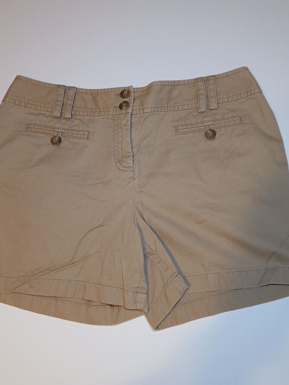 Ann Taylor Beige/Tan Women's Bermuda Shorts